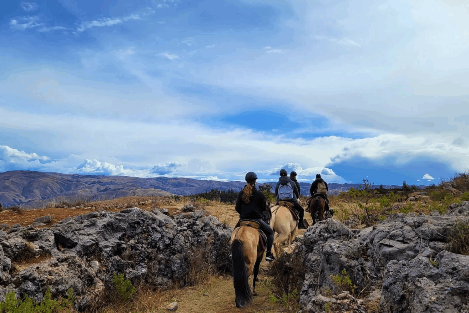 horse riding